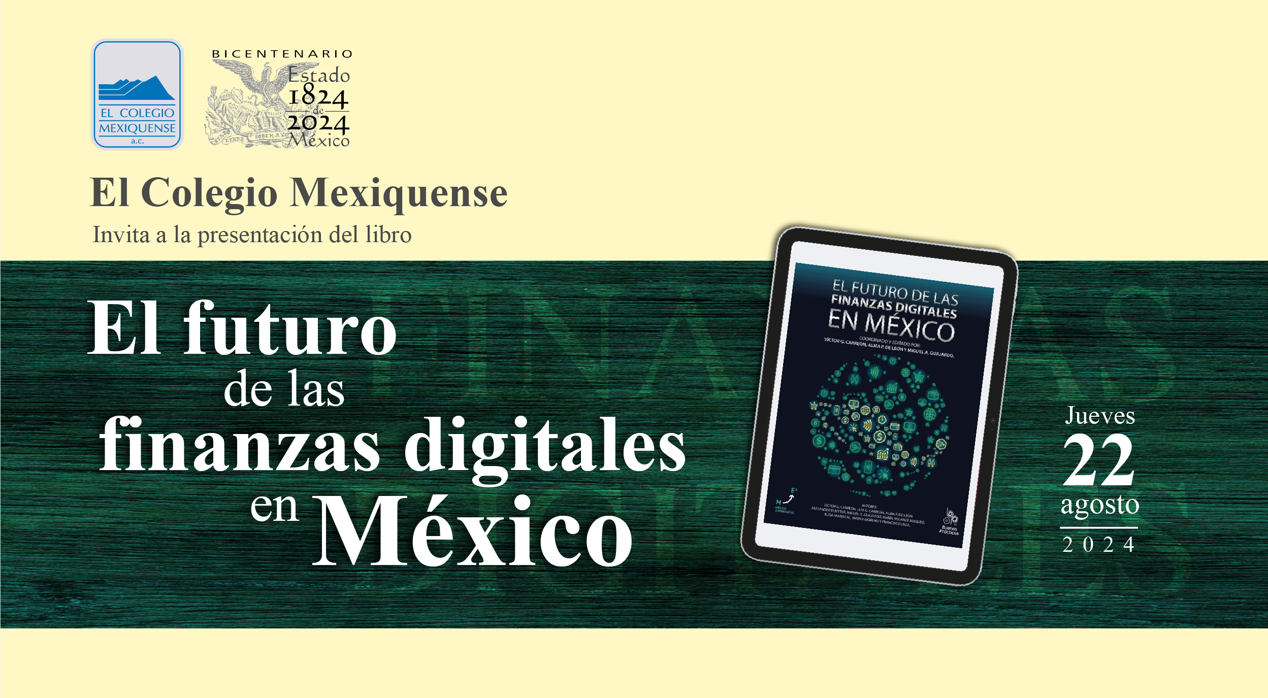 Presentación de Libro. El futuro de las finanzas digitales en México